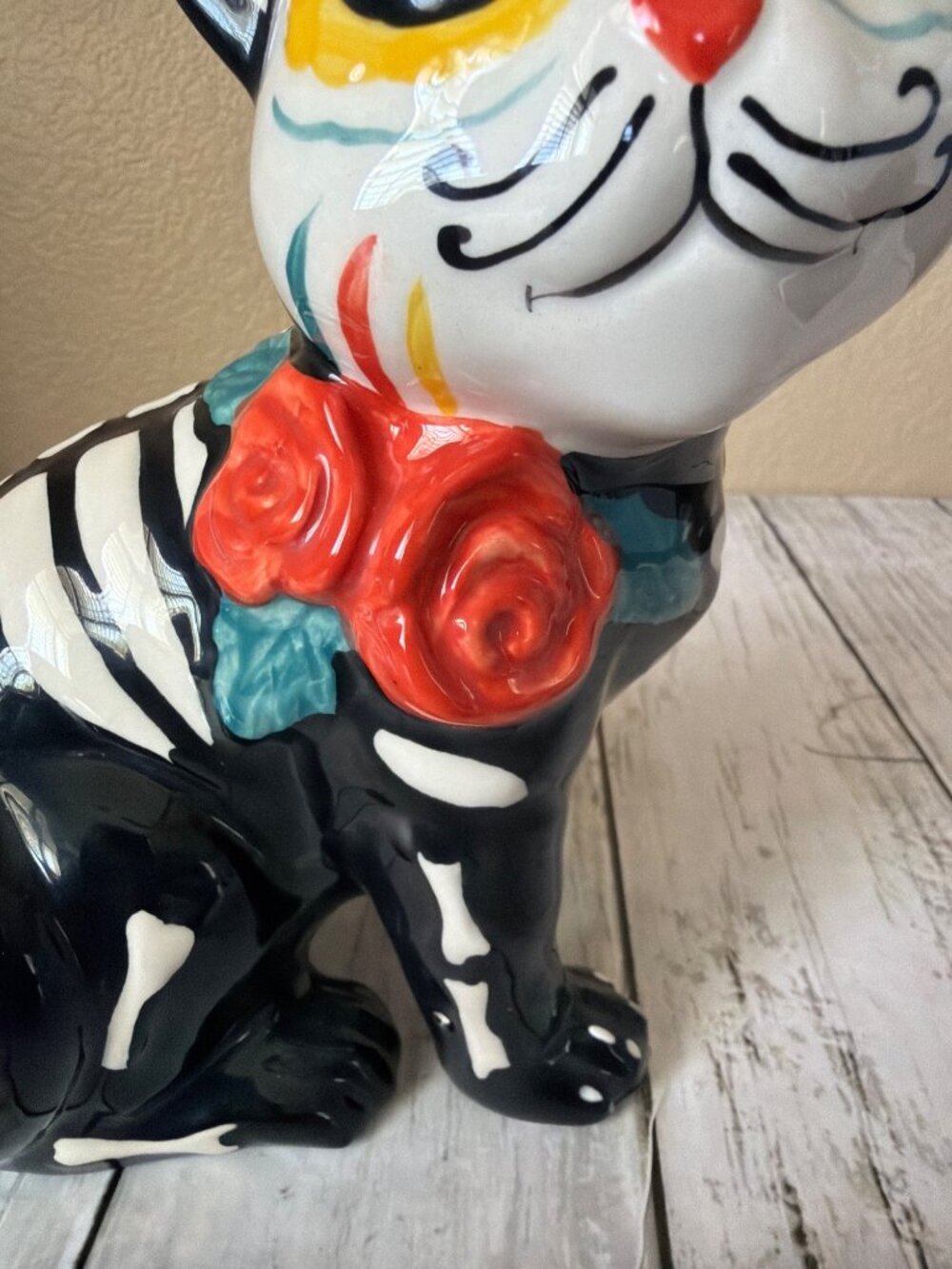 Blue Sky Clayworks Roxy Cat Figurine 2020 Dia de los Muertos Halloween 8.5" - Picture 8 of 10